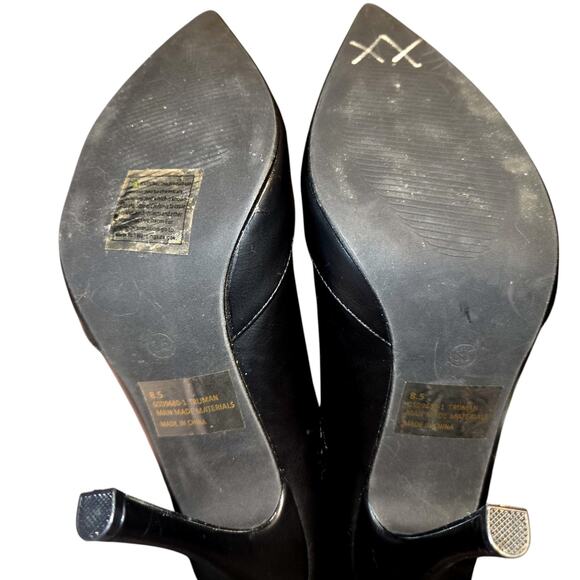 Fashion Nova 8.5 Black Women's Thigh High Over Knee Boots 4 1/2 Inch Heel Shoes - Picture 7 of 8